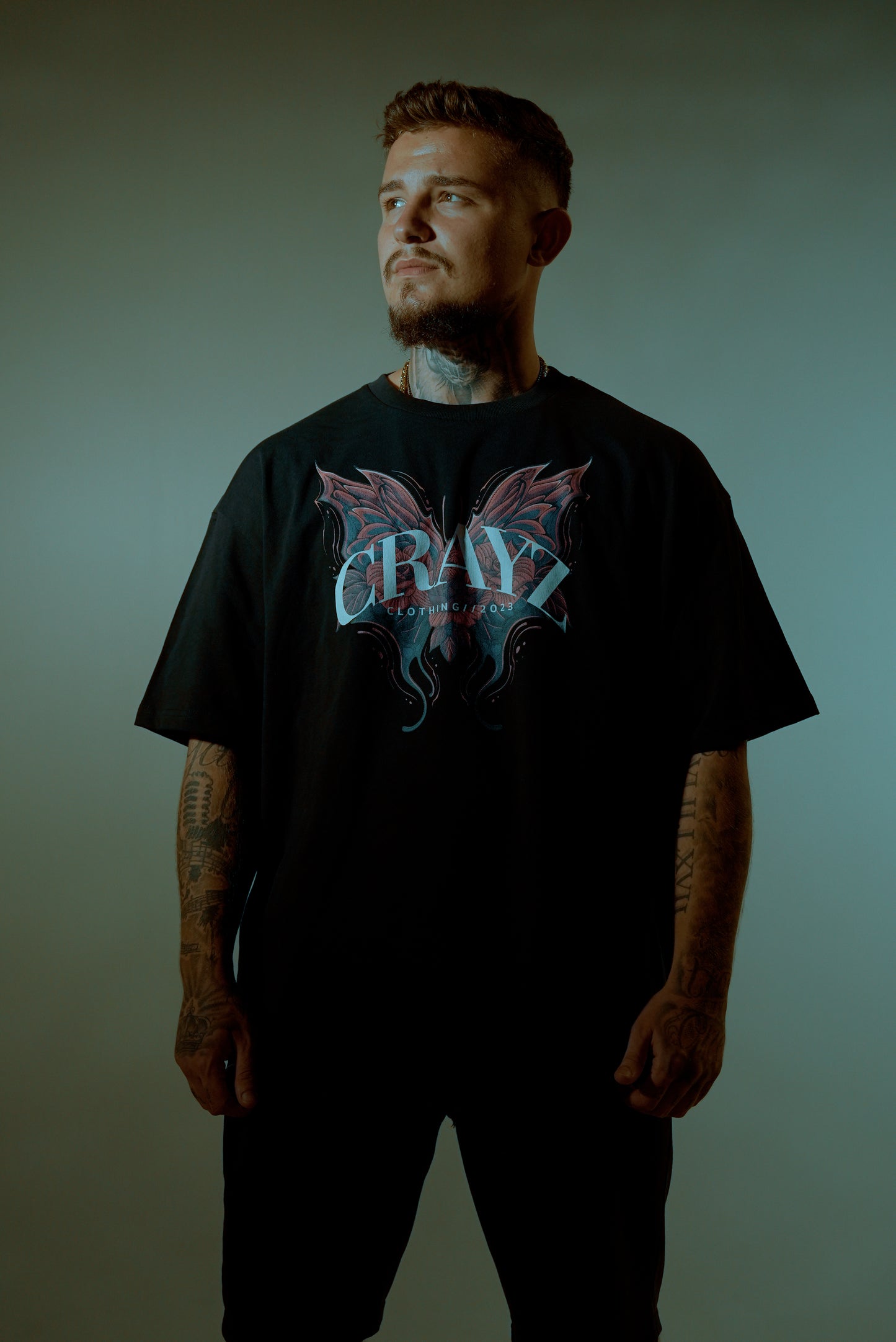 CRAYZ BUTTERFLY - OVERSIZED TEE